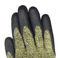 13g ANSI A5 Anti-Cut-Schaum-Nitril-Palmenbeschichtete NBR Automotive Sicherheitsarbeit geschnittene resistente Handschuhe